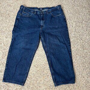 Full Blue Registered Jeans Men's Size 48x30 Blue Denim Straight Leg